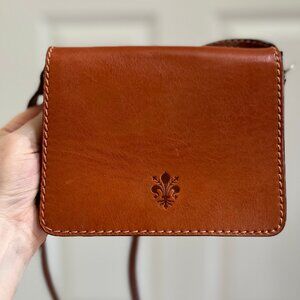 Vera Pelle Brown Crossbody Bag